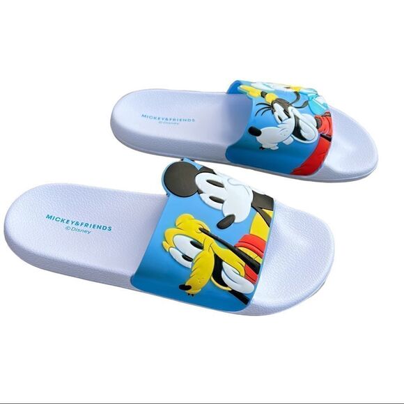 Disney Mickey and Friends white/Blue Sandal shoe - Picture 5 of 13